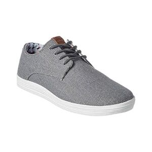 🛑 Men's Ben Sherman Preston Gray Canvas Oxfords - Lace Ups Casual Shoe Sneakers